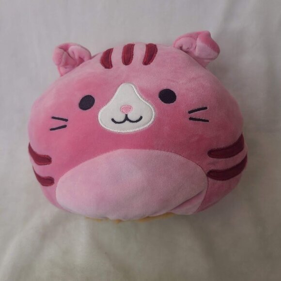 Squishmallows Flip-A-Mallows Reversible Plush Bulldog & Pink Cat Geraldine Brock - Picture 6 of 13